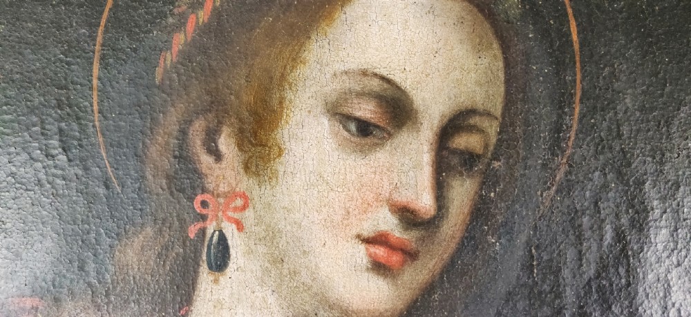 An early 17th century portrait of ST Agatha View III