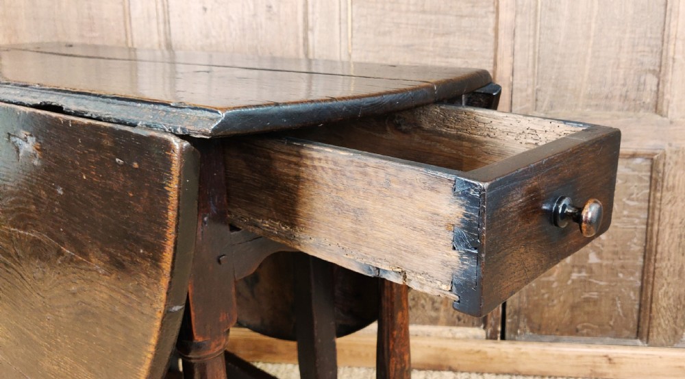 A small 17th century gateleg table  View III