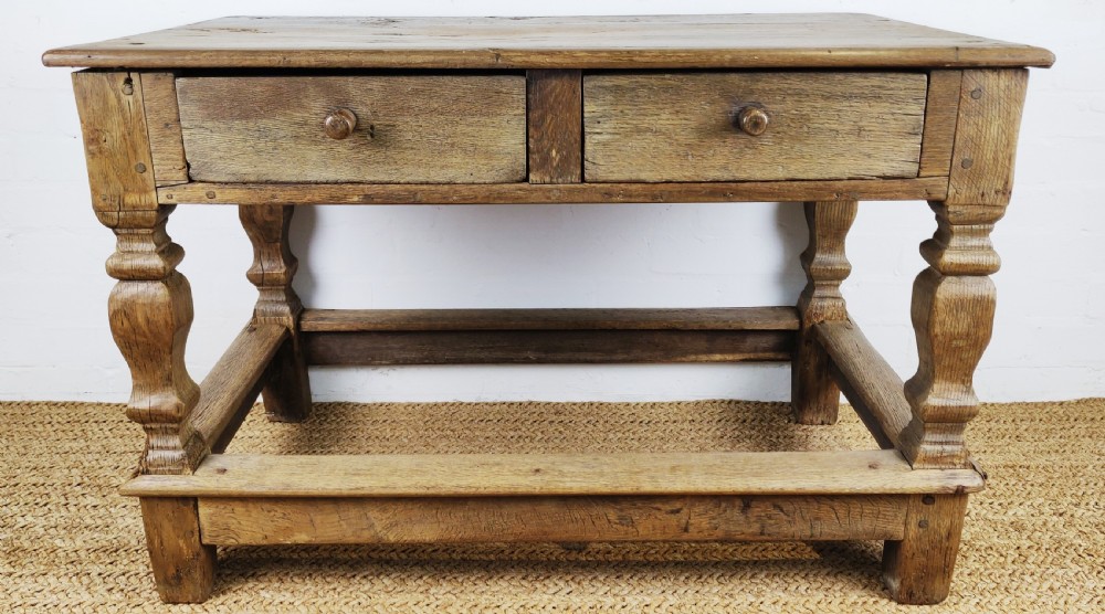 A fabulous 17th century Dutch side table View II