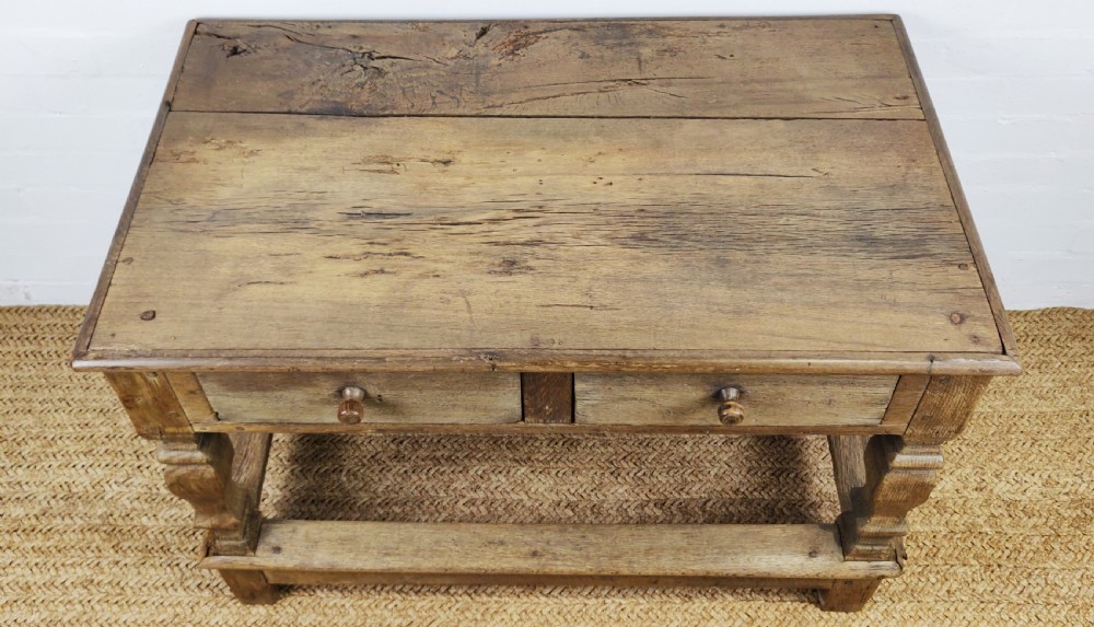 A fabulous 17th century Dutch side table View III
