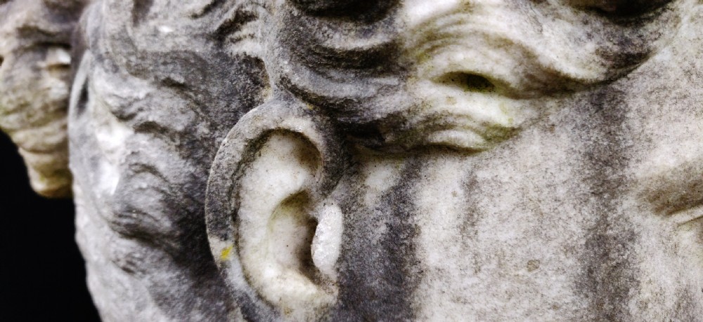 A magnificent marble bust of Diana the Huntress.  View X