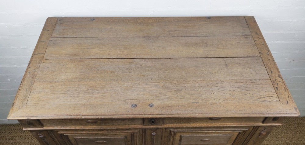 A 17th century box top chest of drawers. View V