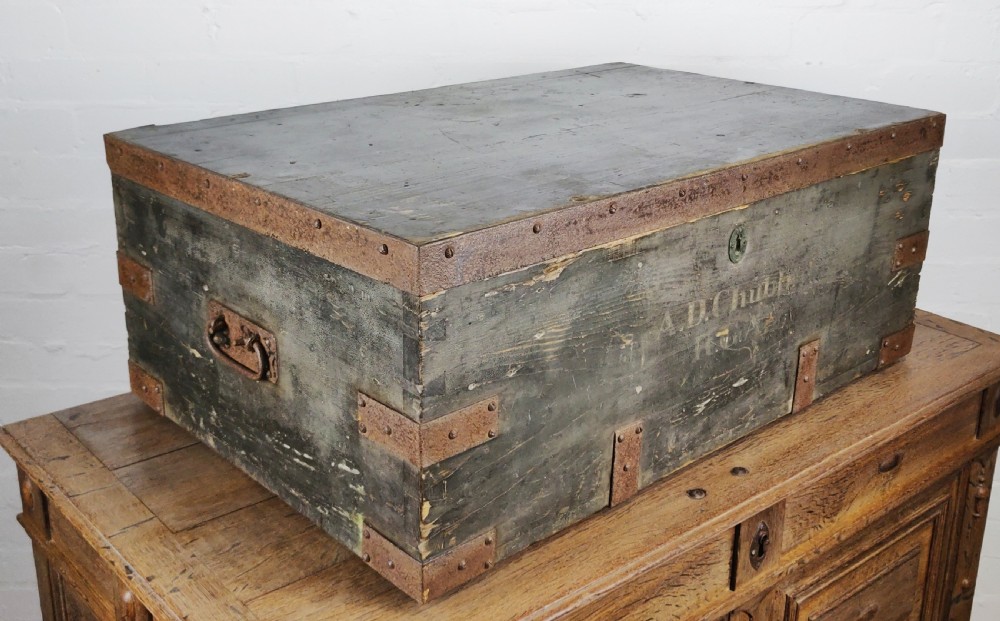 A Royal Garrison Artillery box Circa 1900 View II