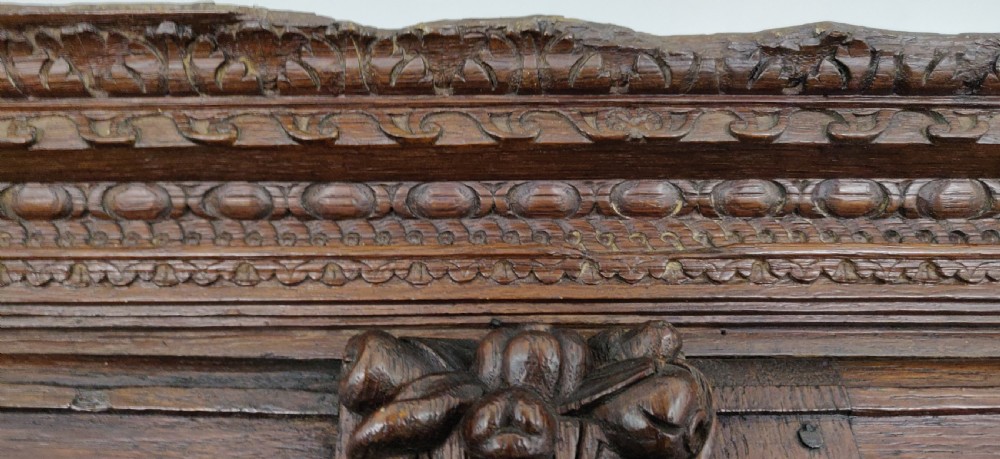A magnificent 16th century Burgundian cupboard.  View XIV