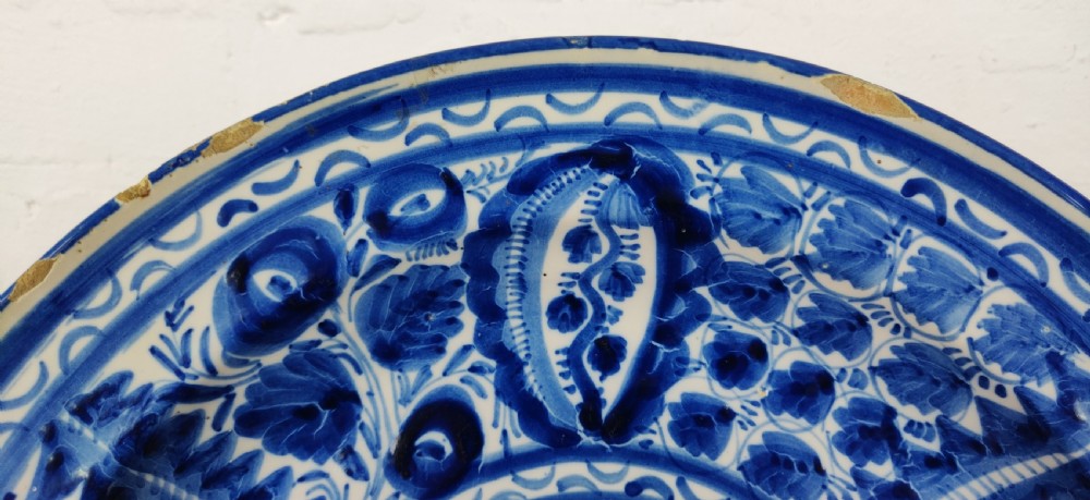 A fine 18th century Delft plate View IV