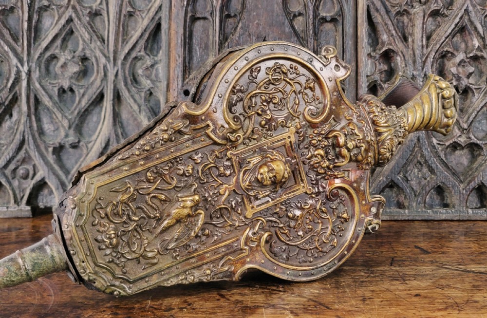 A rare set of late Renaissance bellows.  View V
