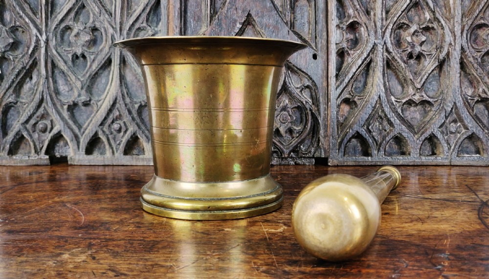 A 19th century bronze mortar and pestle  View IV