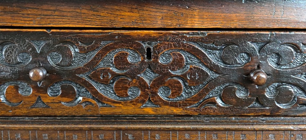 A fabulous 17th century Court cupboard. View III