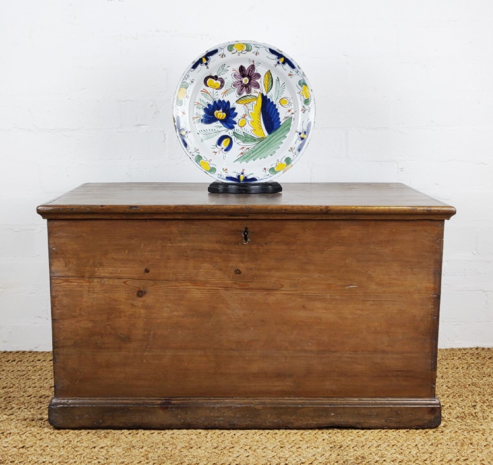A late 19th century pine trunk.