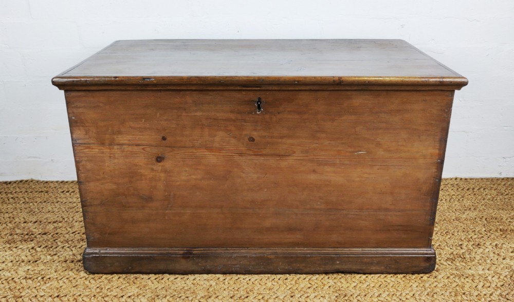 A late 19th century pine trunk. View II
