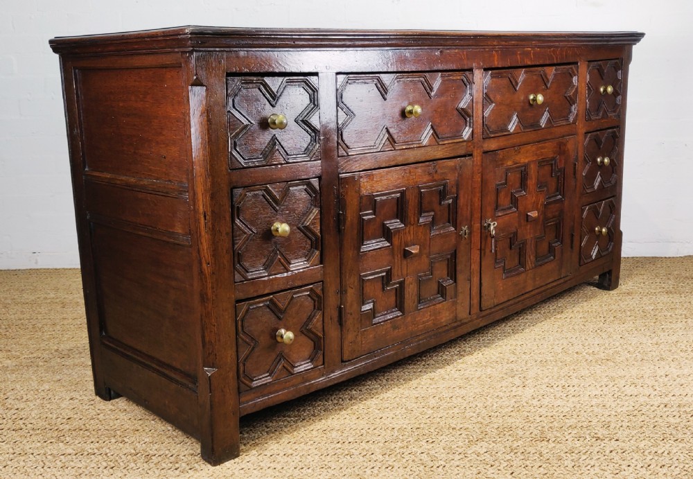 A handsome 17th century style dresser base.  View III