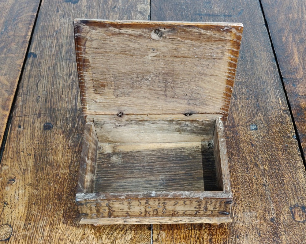 A small 17th century English box.  View VII