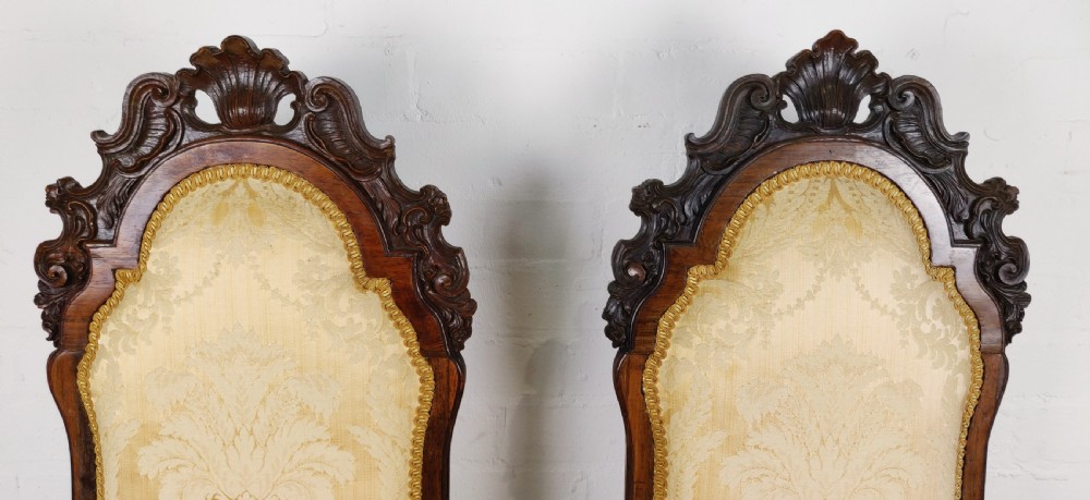 A pair of 18th century Rosewood Anglo-Portuguese chairs. View VI