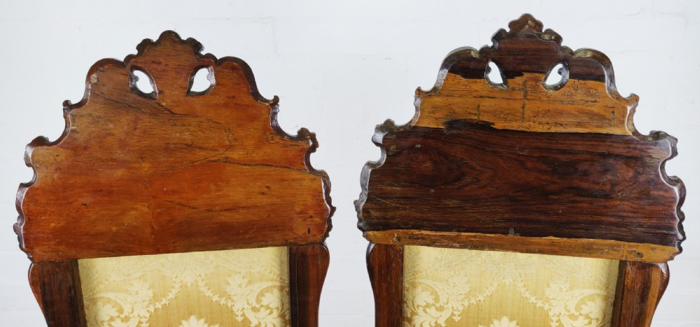 A pair of 18th century Rosewood Anglo-Portuguese chairs. View VII