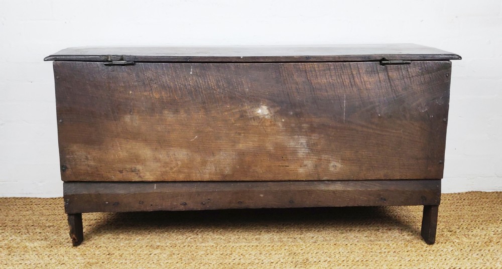 A 17th century carved coffer.  View VI