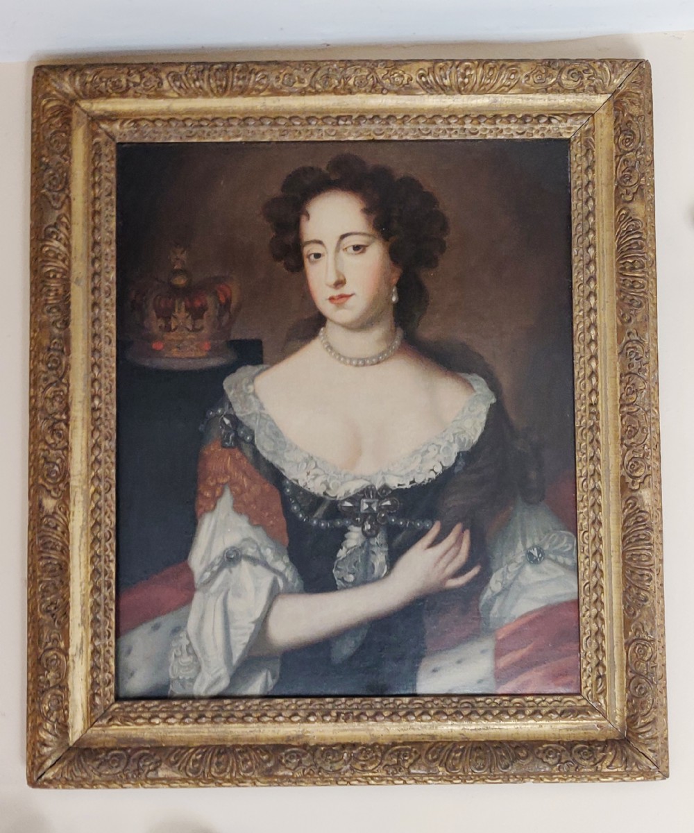 A 17th century portrait of queen Mary II