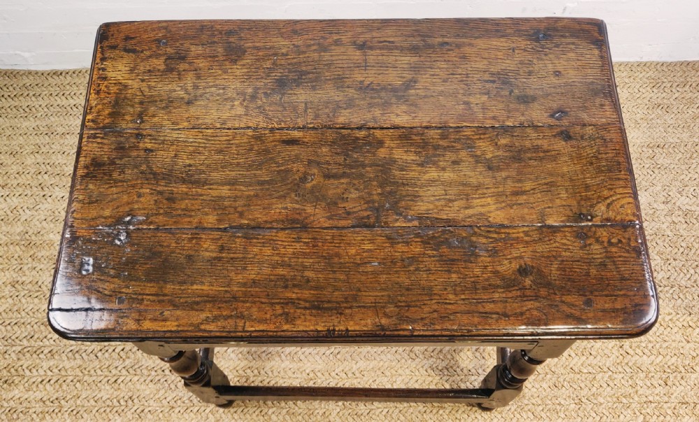 A fine late 17th century side table.  View VII
