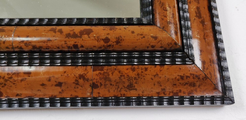 A fabulous late 19th century Flemish tortoise shell mirror.  View IV