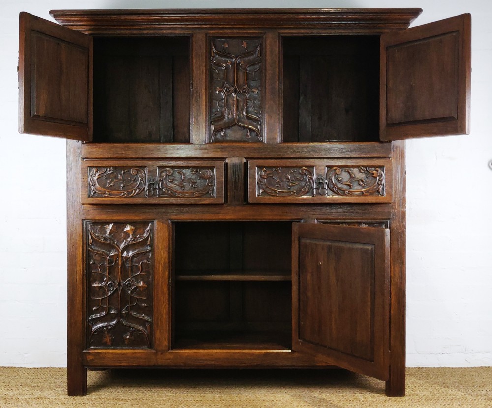 A fine 19th century Gothic cupboard View II