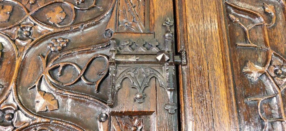A fine 19th century Gothic cupboard View VII