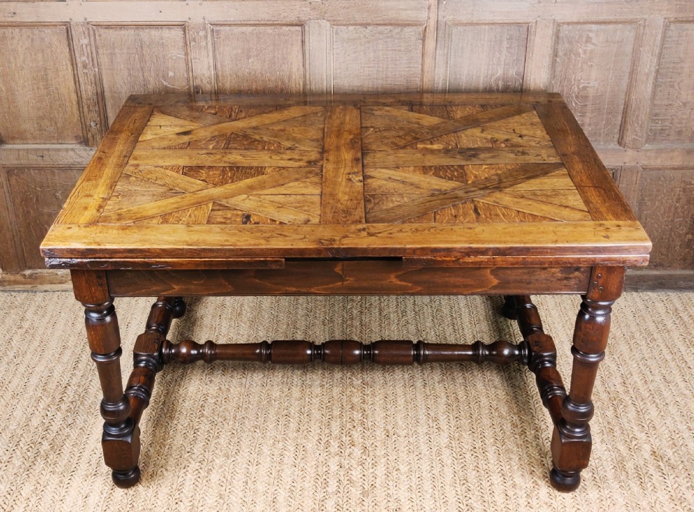 A fine late 18th -early 19th century french draw leaf table.  View IV