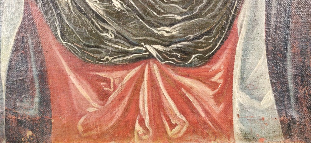A fabulous late 17th century portrait of Madonna.  View IV