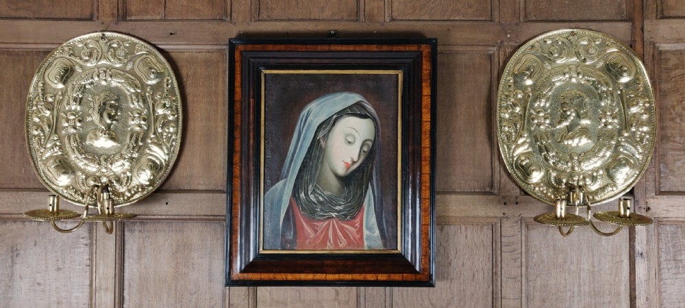 A fabulous late 17th century portrait of Madonna.  View XII