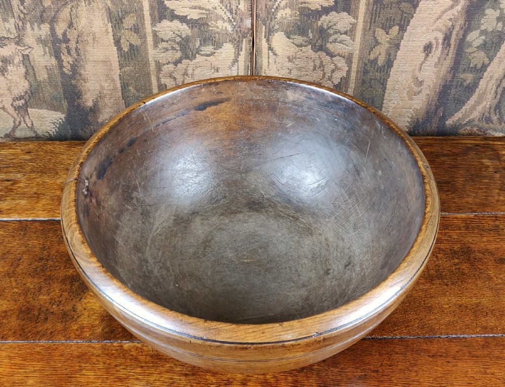 A fine early 19th century turned bowl.  View III