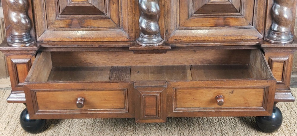 A fine late 17th century Flemish cupboard.  View IV