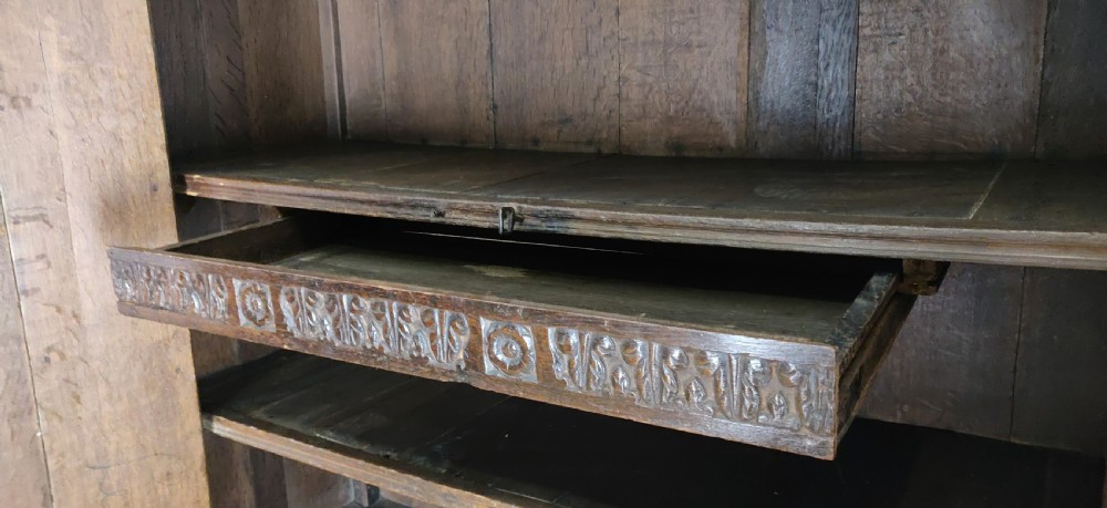 A fine late 17th century Flemish cupboard.  View VI