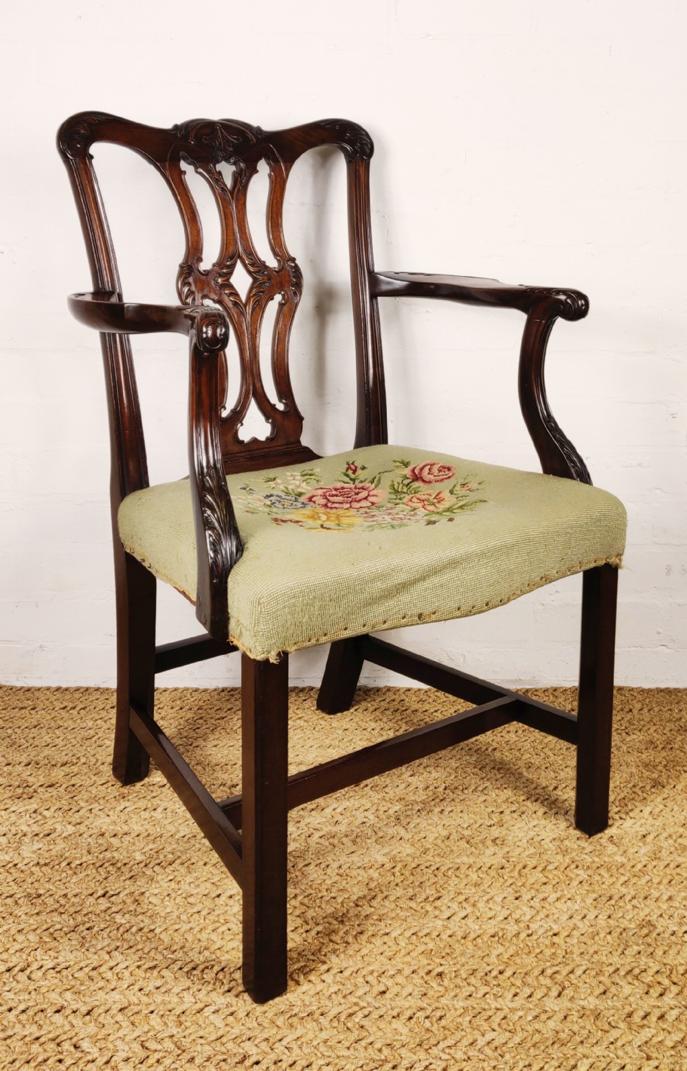 A lovely 18th century arm chair. 