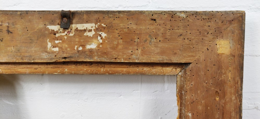 A decorative 18th century carved picture frame.  View IV
