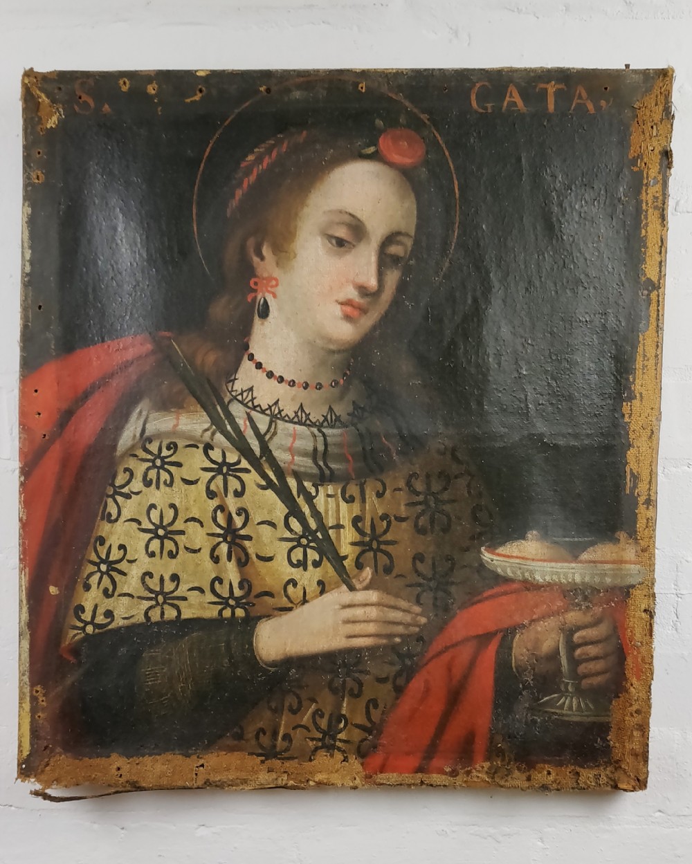 An early 17th century portrait of ST Agatha