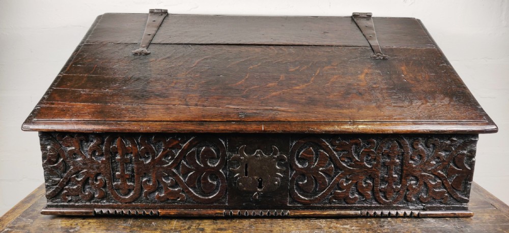 An early 17th century desk box.