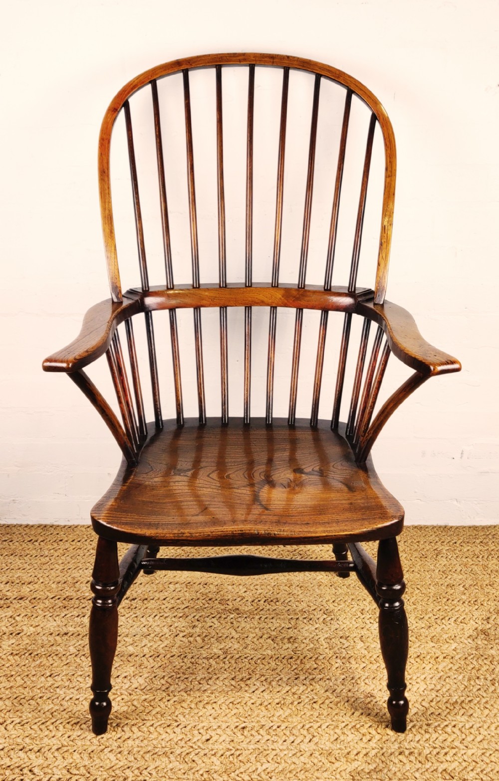 A fine early 19th century west country Windsor chair.