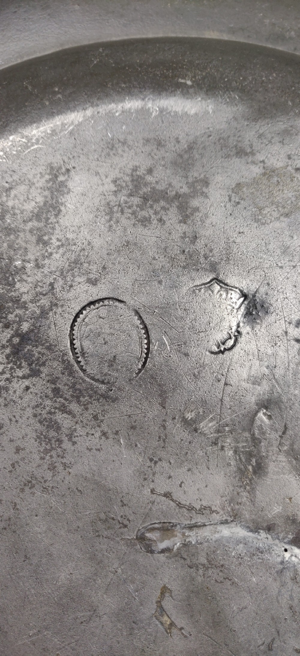 A fine late 17th - early 18th century wriggle work charger.  View IV