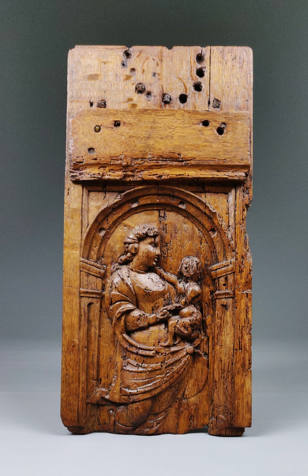 A 16th century panel fragment. 