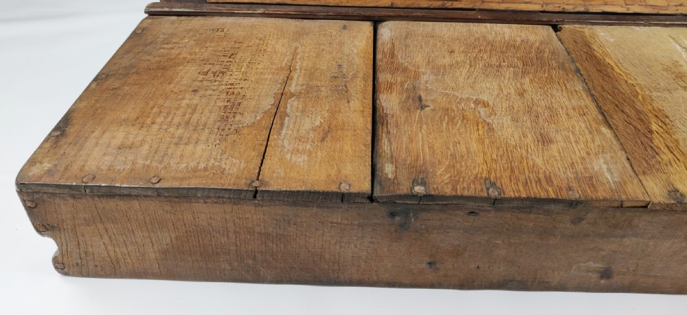 A Rare late Elizabethan marquetry livery cupboard.  View XIX