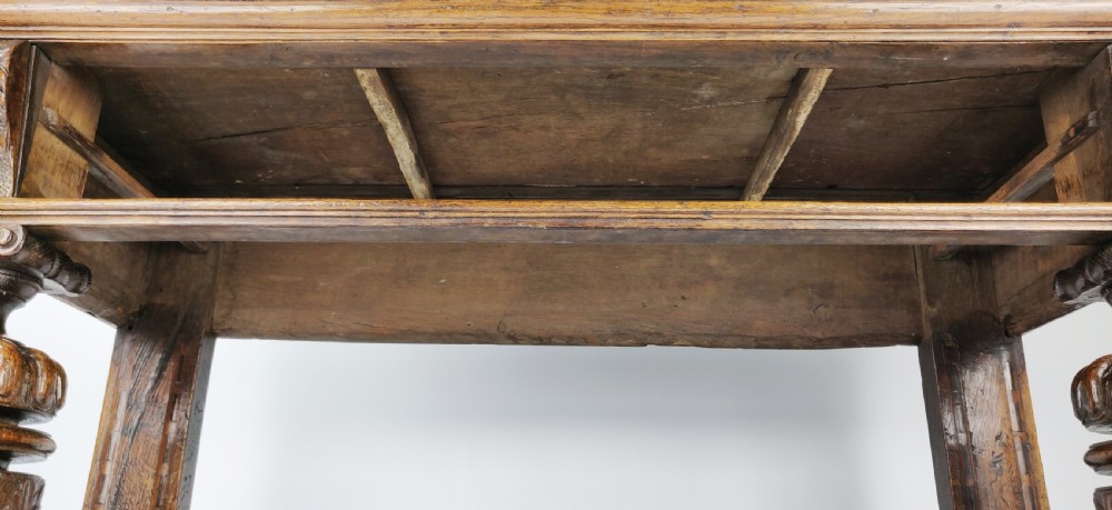 A Rare late Elizabethan marquetry livery cupboard.  View XXII