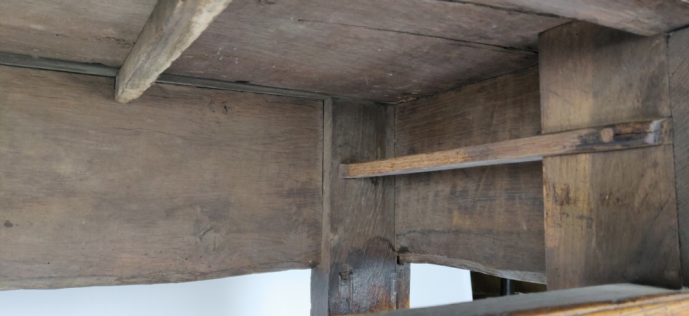 A Rare late Elizabethan marquetry livery cupboard.  View XXIV