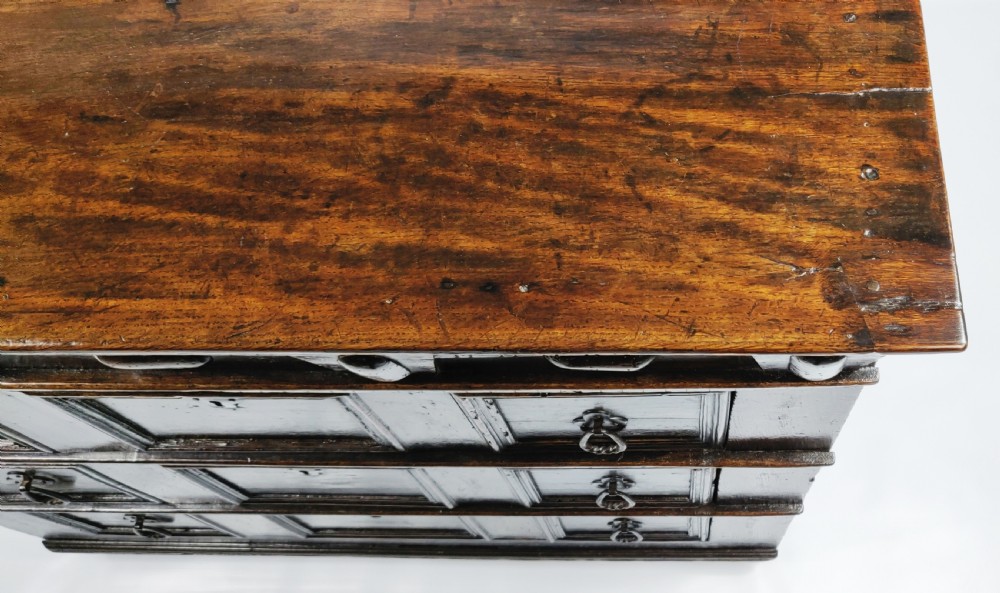 A fabulous 17th century chest of drawers. View VIII