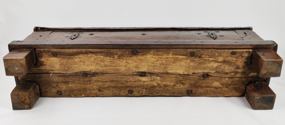 An early 16th century coin chest.  View XIX