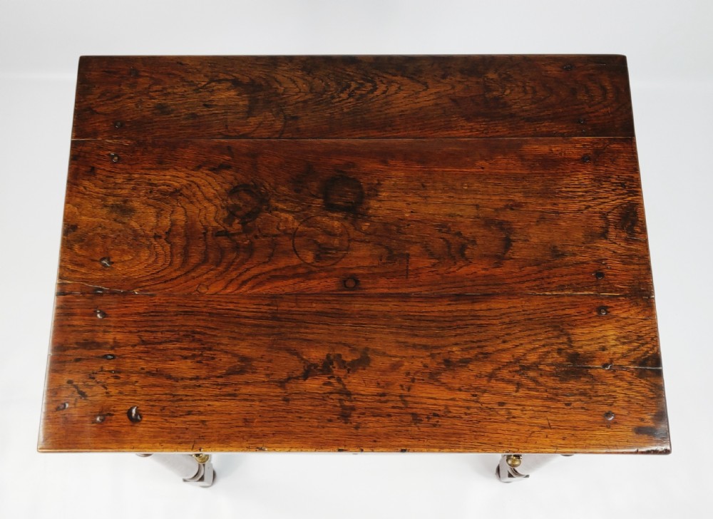 An early 18th century side table.  View VIII
