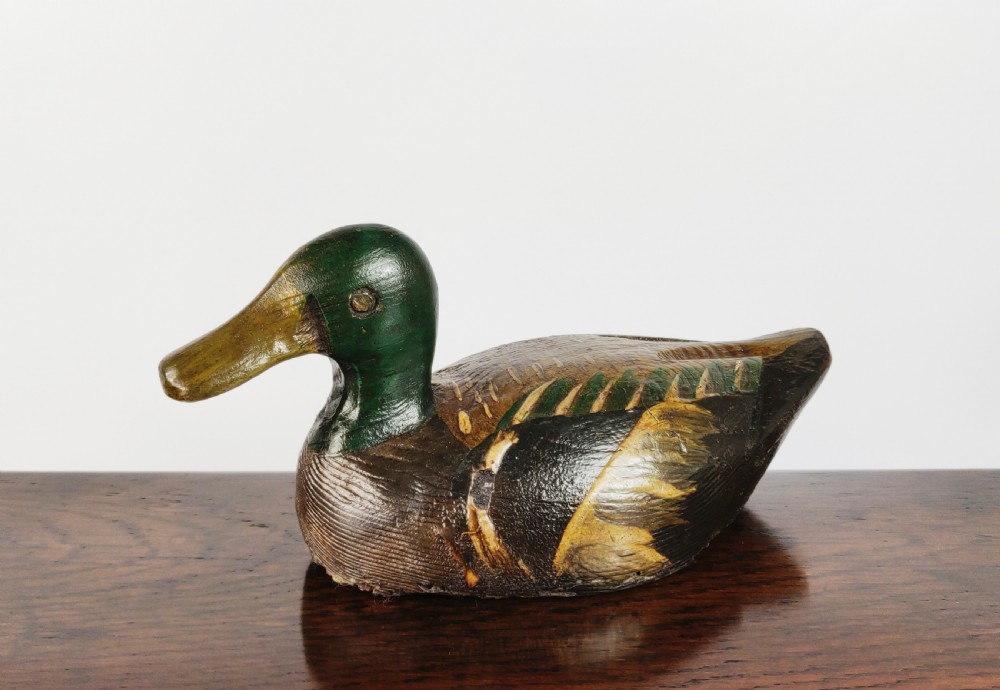 1920's folk art decoy duck.  View IV