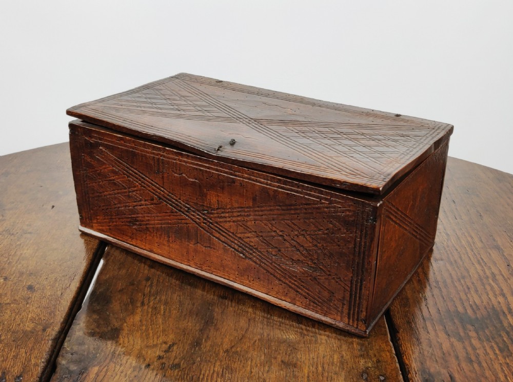 A 19th century folk art box.  View II