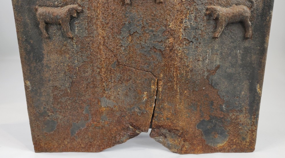 A 19th century country fireback.  View II