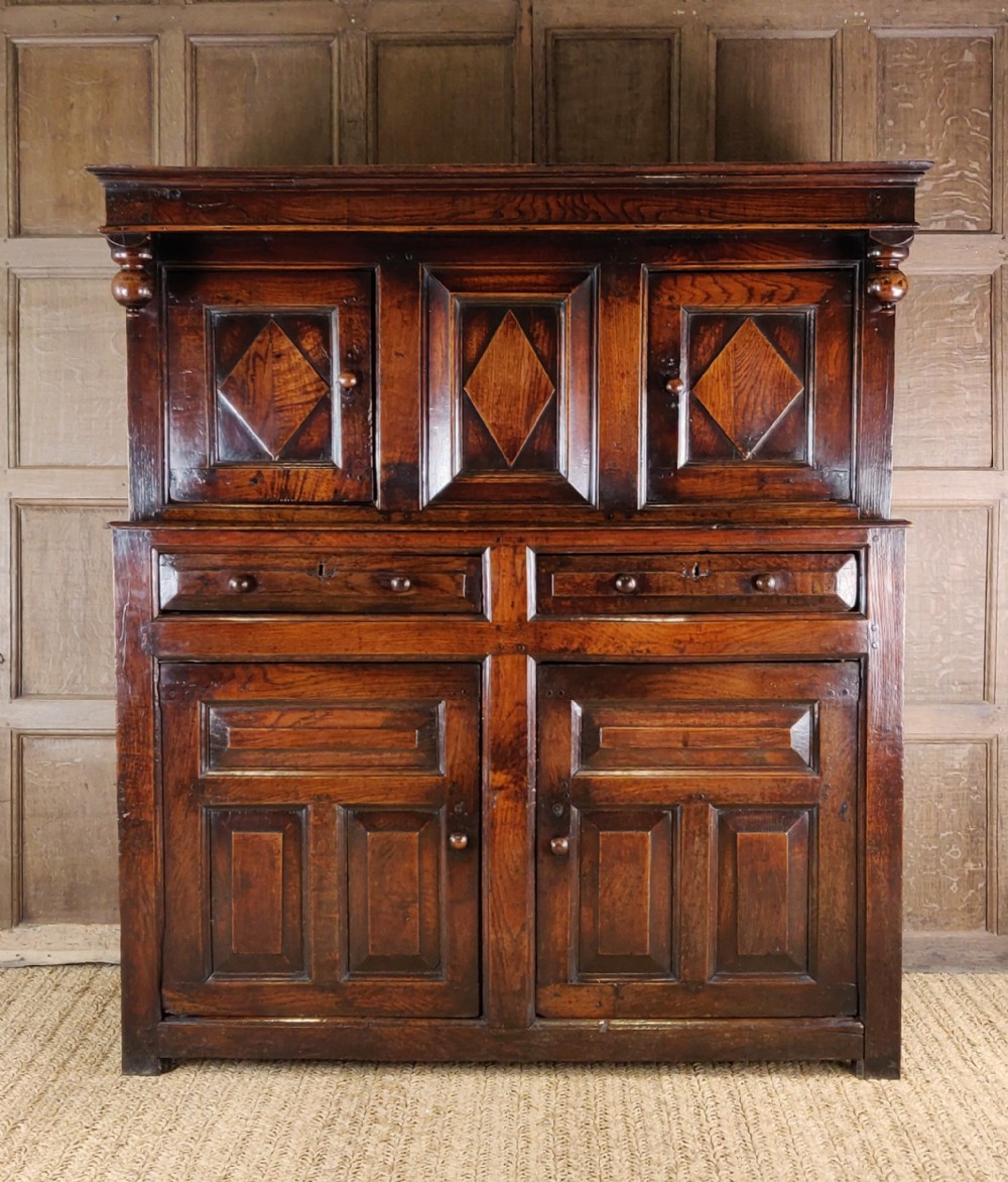 An early 18th century court cupboard.