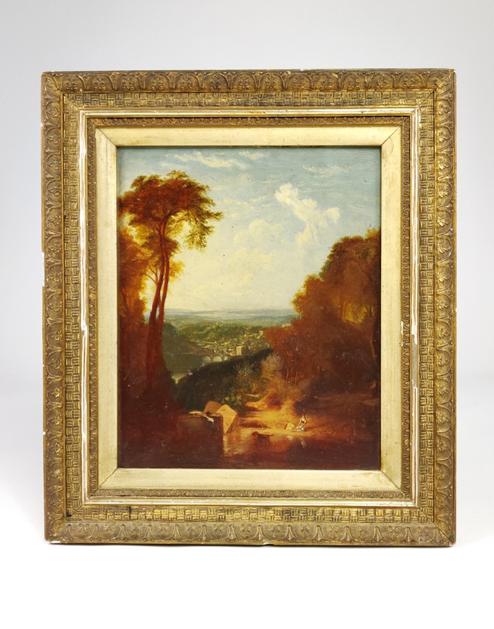 A small 19th century oil on panel. 