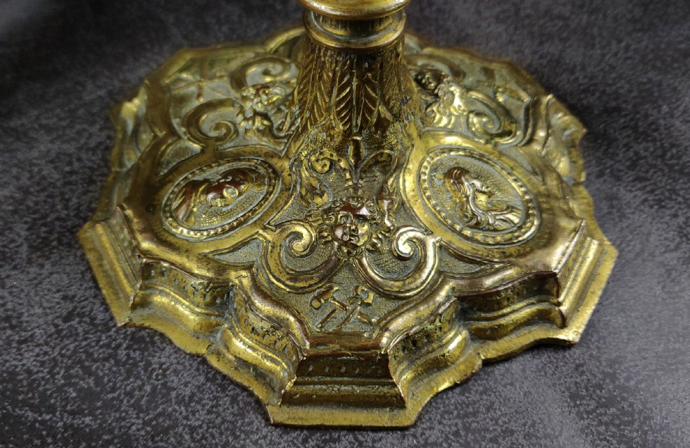 A fine late 17th century Italian Communion chalice.  View V