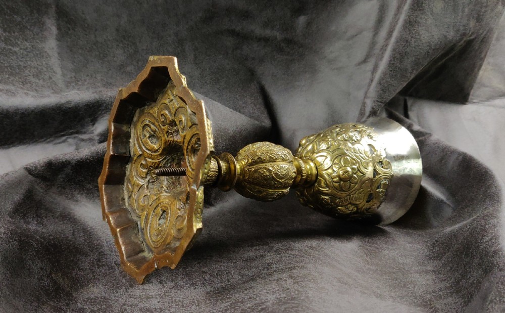 A fine late 17th century Italian Communion chalice.  View X